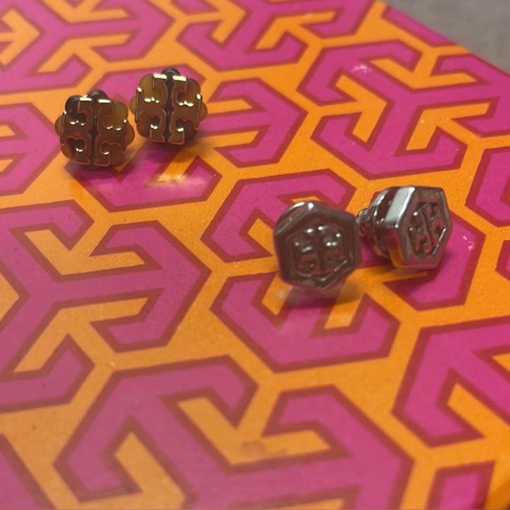 Tory Burch Set 2 -Stud Earrings